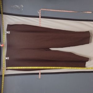 Brown polyester pants